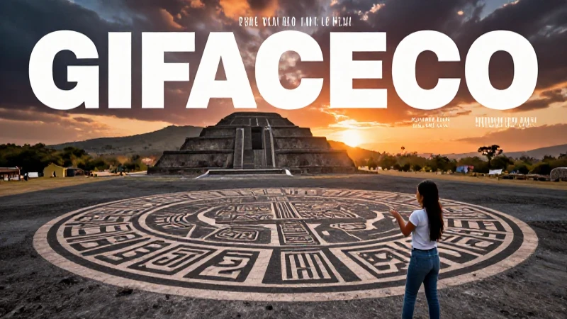 Geoglifo: Definición, concepto y su Impresionante significado 6 Estudiante explora geoglifos en atardecer épico