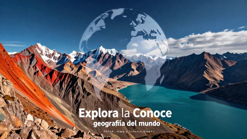 Geografía mundial moderna y espectacular