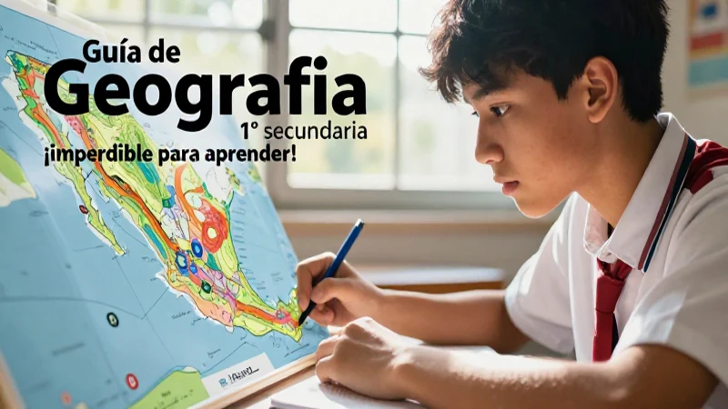 Guía de Geografía 1° secundaria: ¡imperdible para aprender! 5 Estudia geografía: Guía práctica para el éxito