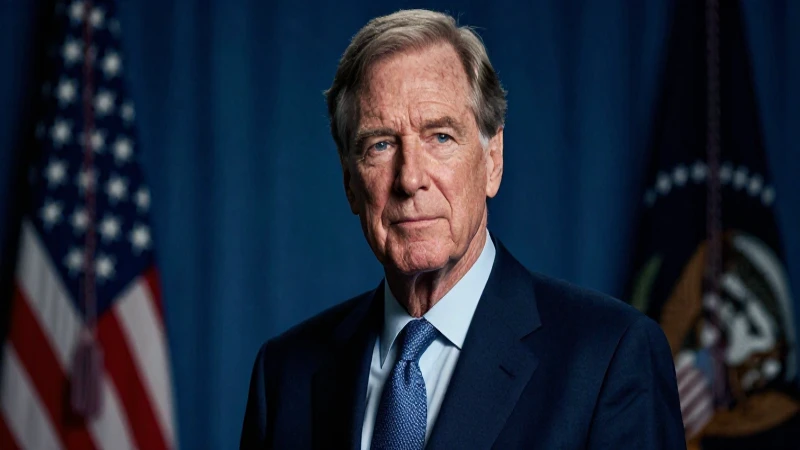 Retrato cinematográfico de Bush en azul azul dramático