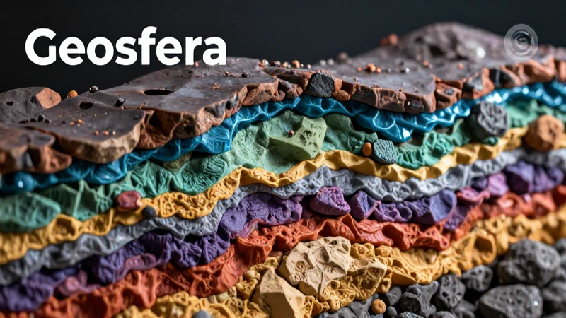 La Geosfera presenta capas dinámicas de la Tierra