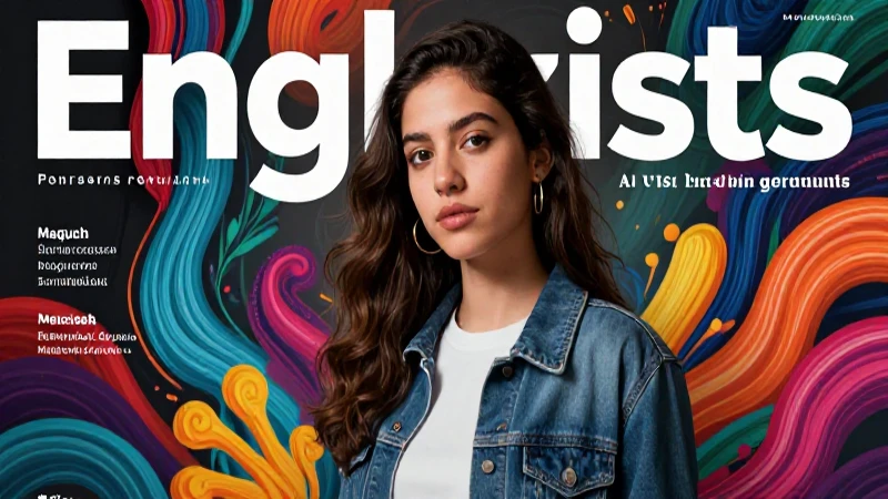 Estudiante con gerundios en revista educativa