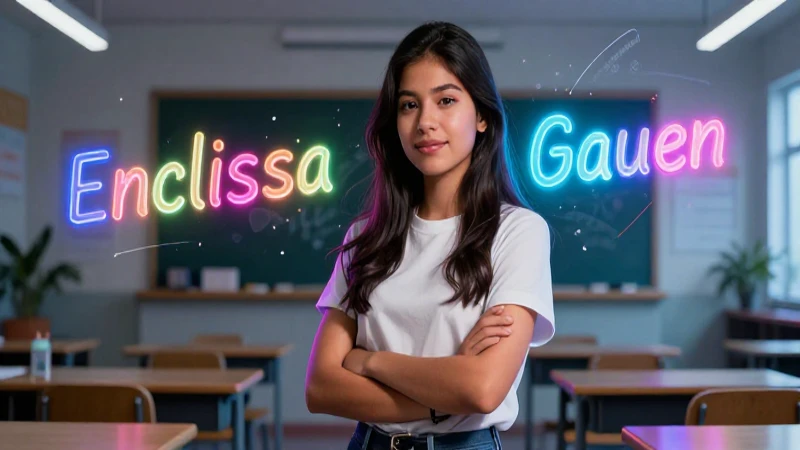 Estudiante mexicano con inglés dinámico y moderno