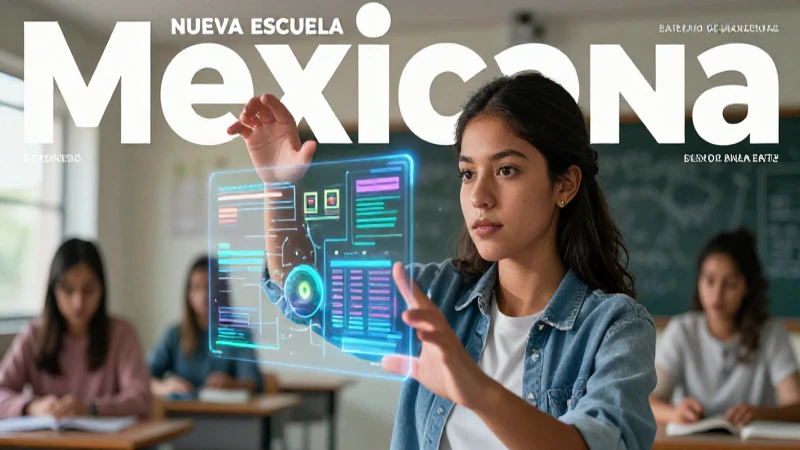 Estudiante mexicano aprende gestos técnicos con proyección holográfica