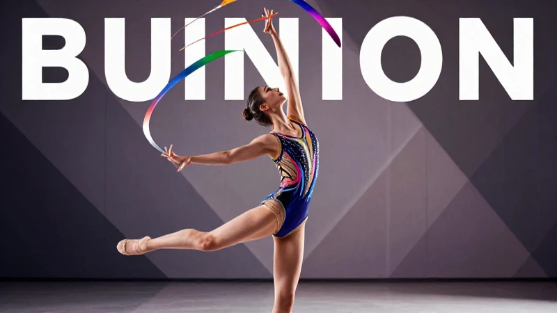 Qué es la gimnasia rítmica y cómo se compite en ella 4 Gimnasta vibrante con lazo en movimiento, calidad premium