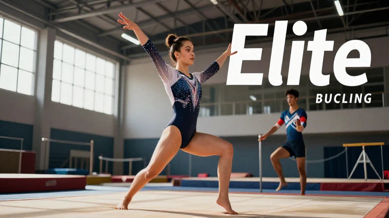 Gimnasio Artístico: Concepto, Historia y Características 4 Gimnastas dinámicos en escena vibrante y moderna