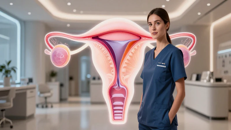 Salud femenina sofisticada en diseño moderno y elegante