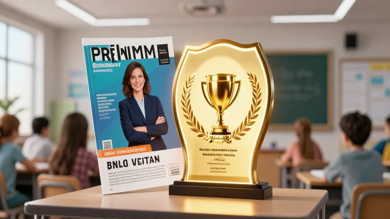 Global Teacher Prize Chile: cómo se reconocen los educadores 3 Educador profesional con estética de revista