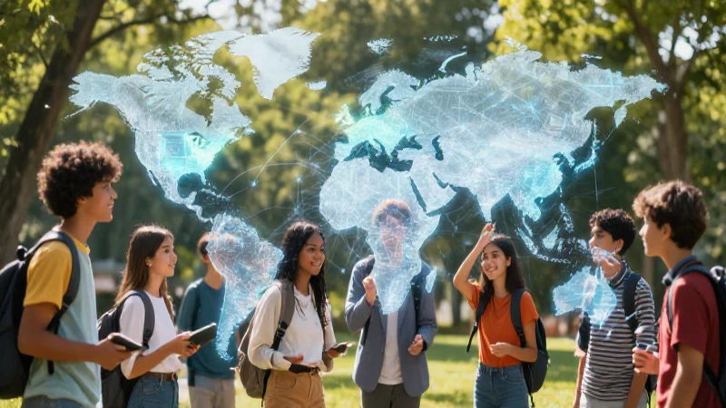 Global: Definición y concepto de fenómenos globales 7 Estudiantes colaboran en red holográfica educativa