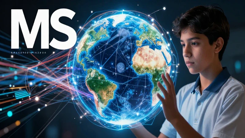 Global: Definición y concepto de fenómenos globales 6 Joven estudiante mexicano con realidad digital holográfica