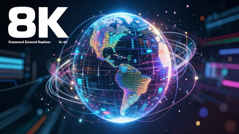 Global: Definición y concepto de fenómenos globales 8 Portada digital futurista y vibrante