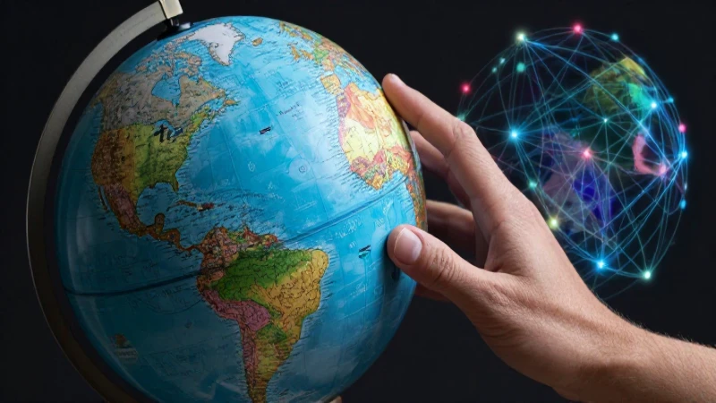 El globo terráqueo ilustra la Tierra y su historia