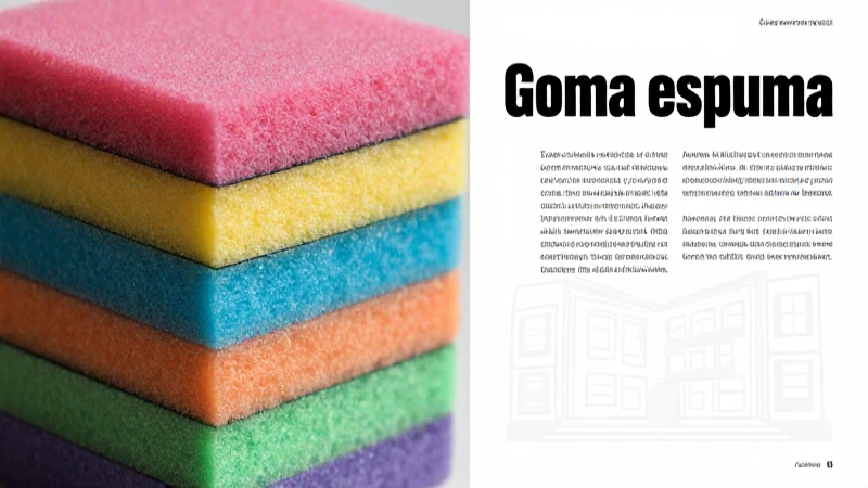 Gomaespuma: características, usos y definición