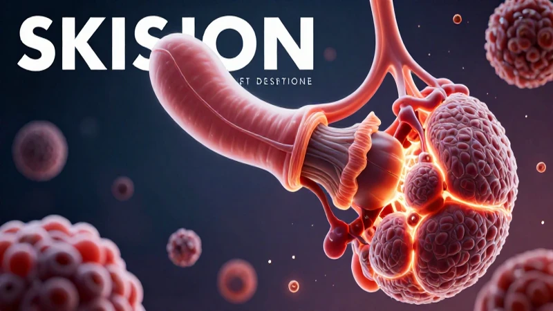 Ilustración detallada de testículo y ovario con luces dramáticas