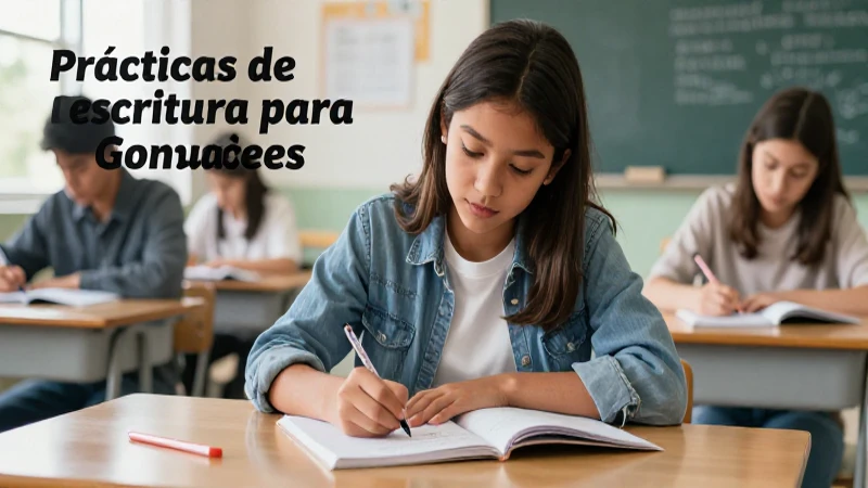 Prácticas de escritura para jóvenes