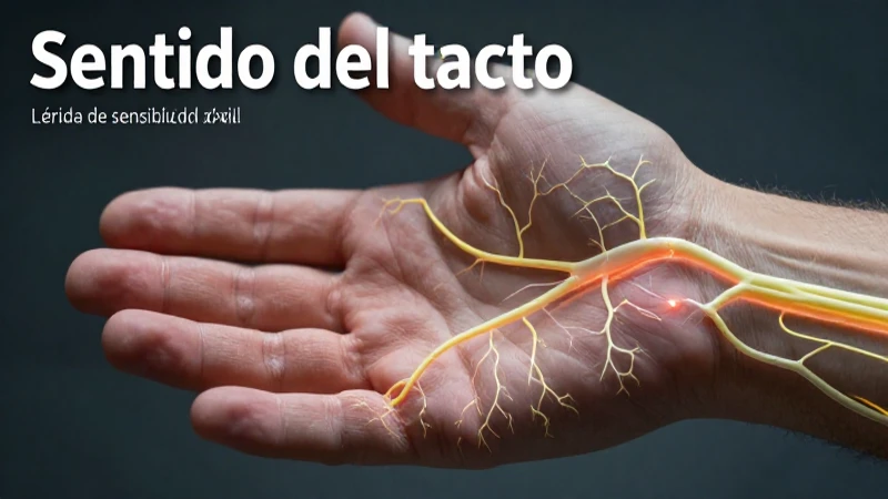 Pérdida del tacto: causas, síntomas y cuidados