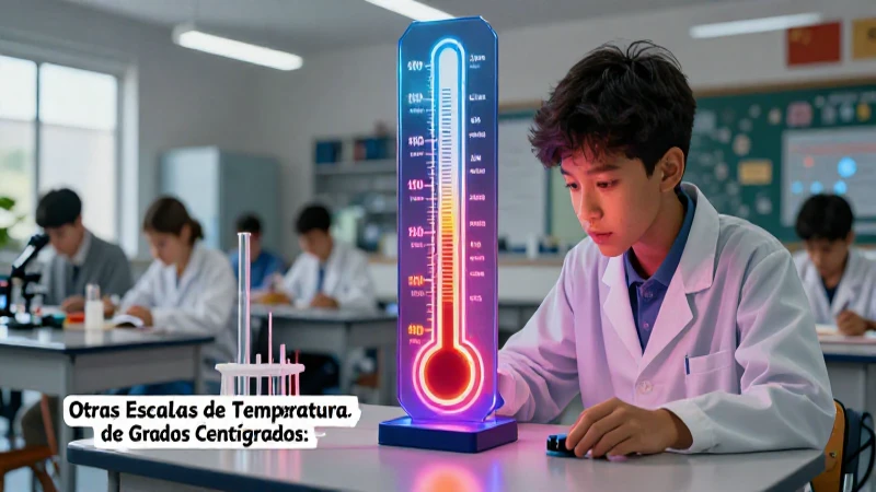 Grados Centígrados: Definición y Concepto Esencial 4 Comparación de escalas de temperatura en un entorno dinámico