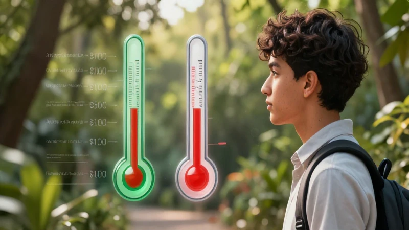 Quieres saber todo lo necesario sobre los grados Celsius (°C) 5 Estudiante mexicano analiza termómetros digitales educativos