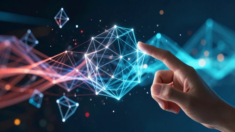 Gráfico 3D moderno de datos y formas