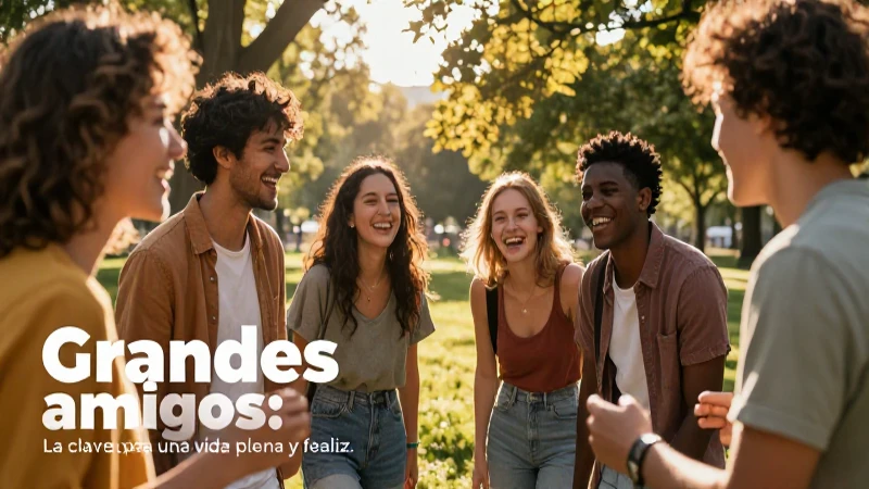 Amigos significativos clave para vida plena