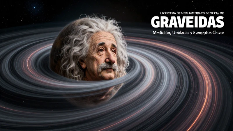 Gravedad: Concepto, Medición, Unidades y Ejemplos Clave 4 Einstein explica la gravedad y el espacio-tiempo