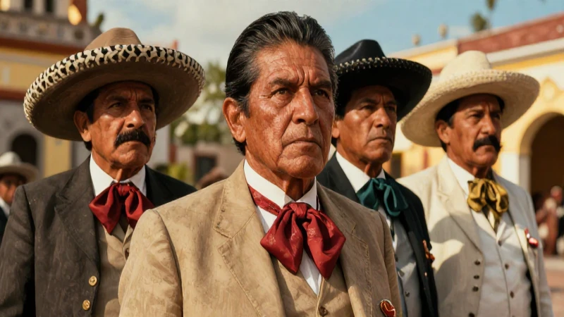 Revolucionarios mexicanos poderosos en épica ilustración digital