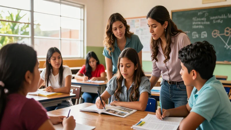 Docentes apasionados en vibrante aula mexicana