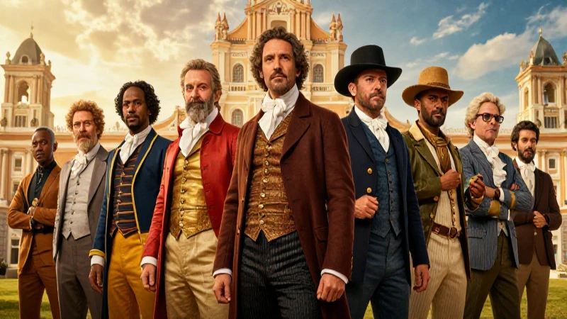 Convivencia en el virreinato: grupos sociales en Nueva España 7 Ilustración hiperrealista de estrato colonial dinámico