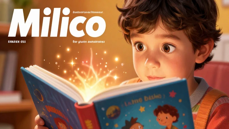 Guapa: Cuento de la Bruja en PDF para Niños Bonitos 5 Portada educativa con niño interactuando en libro mágico