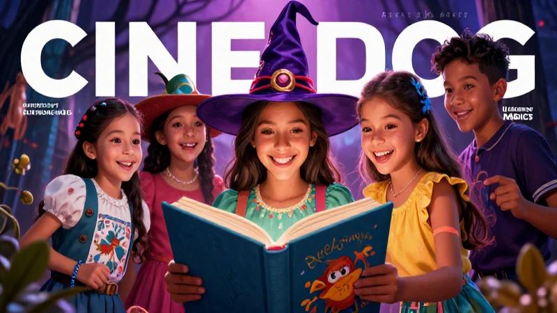 Guapa: Cuento de la Bruja en PDF para Niños Bonitos 6 Niños mexicanos y magia en ilustración vibrante