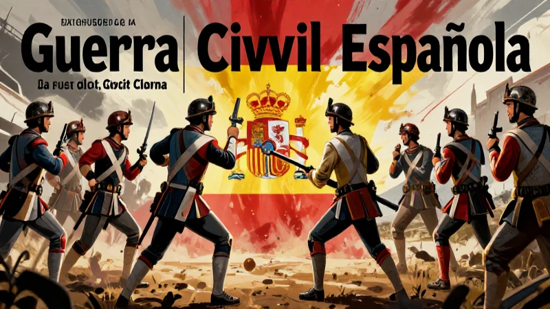 Causas, fases y consecuencias de la Guerra Civil Española