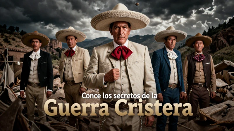 Retrato dramático de hombre Cristero
