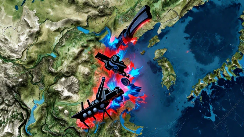 Guerra de Corea: Resumen, Antecedentes y Causas Clave 8 Mapa detallado de conflicto en la península coreana