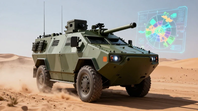 Guerra de los 6 Días: Historia, Causas y Consecuencias 4 Tan detallado render militar en desierto con mapas holográficos