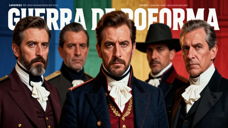 Retrato dramático de la Guerra de Reforma