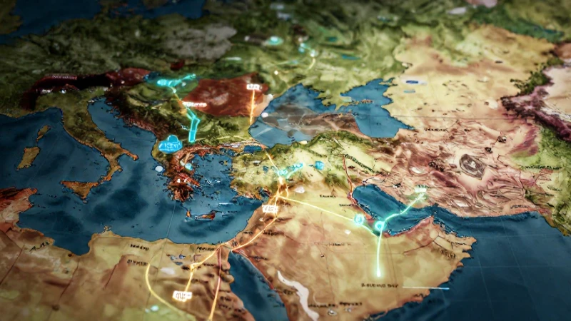 Mapa del Golfo, conflicto y diplomacia digital