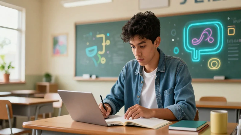 50 Ejemplos de Palabras que Empiezan con Gui- y Más 3 Joven mexicano estudiando con arte moderno