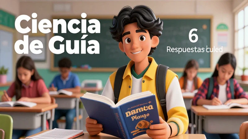 Guía de ciencia resuelta en un aula moderna