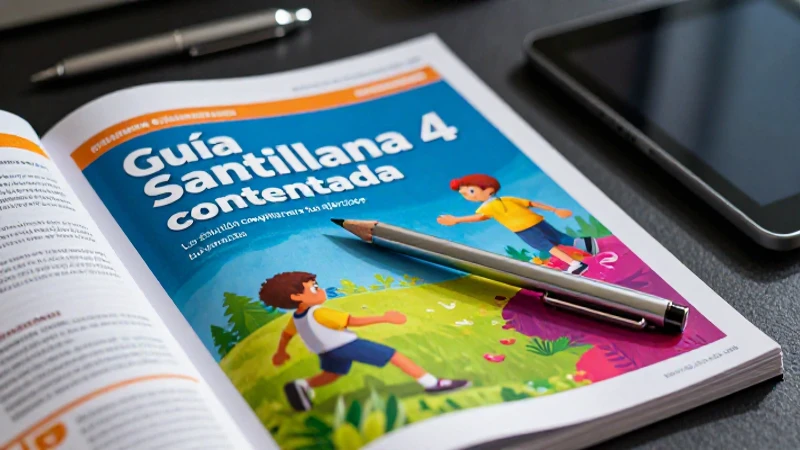 Usa la guía Santillana 4 para resolver tus ejercicios
