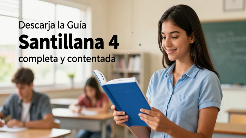 Descarga la guía Santillana 4 PDF completa