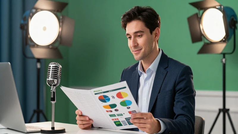 Asesor revisando guion con estilo de revista