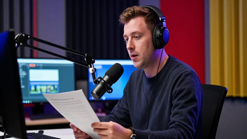 Guión de Radio: Ejemplos Efectivos para tu Programa 5 Estudio de radio profesional con entrevista académica de alta calidad