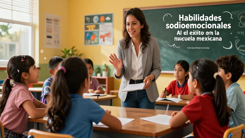 Desarrolla habilidades socioemocionales para el éxito en la nueva escuela mexicana 3 Educación socioemocional en el aula
