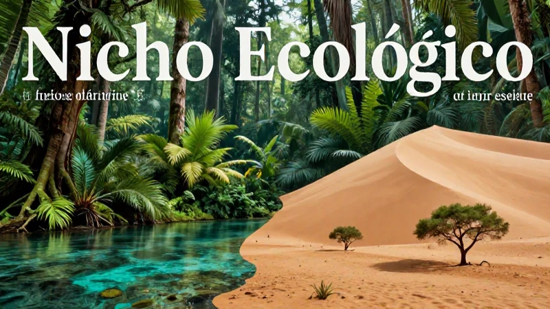 Diversidad de hábitats, nichos y ecosistemas naturales