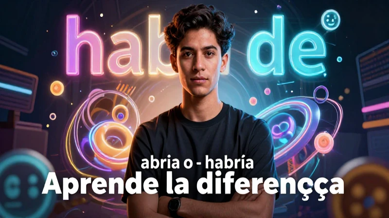 Diferencia entre habría y abría
