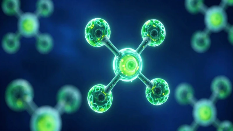 Átomos vibrantes y estructuras moleculares detalladas