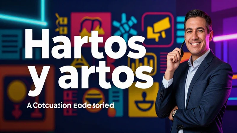 Portada profesional sobre el uso de harto y arto