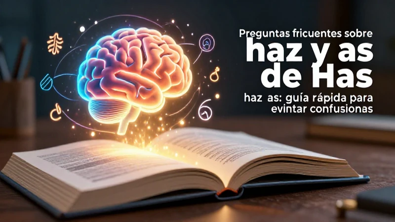 Guía rápida sobre has, haz y as