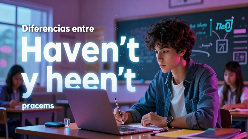 Diseño vibrante para aprender gramática