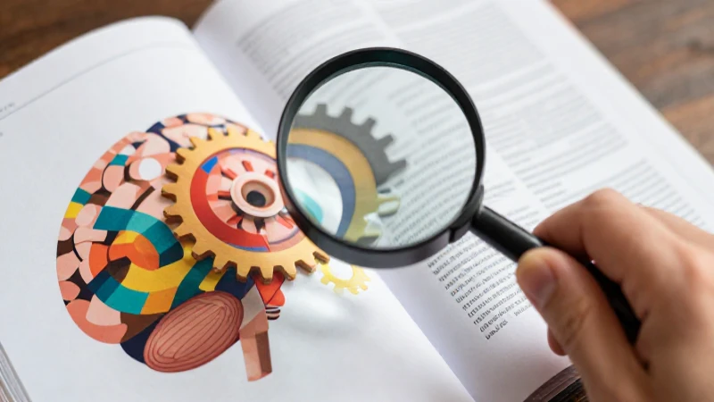 Polémica en libros de historia de la SEP: Expertos revelan la verdad 3 Mano con lupa sobre libro, cerebro e intrincados en páginas